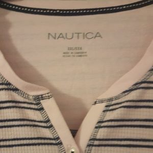 Nautica striped ladies XXL top